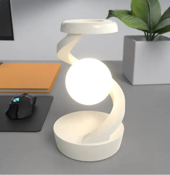 rotierende Lunar Glow Lampe mit kabelloser Aufladung