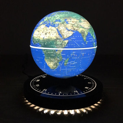 Magnetic levitation globe luminous clock base